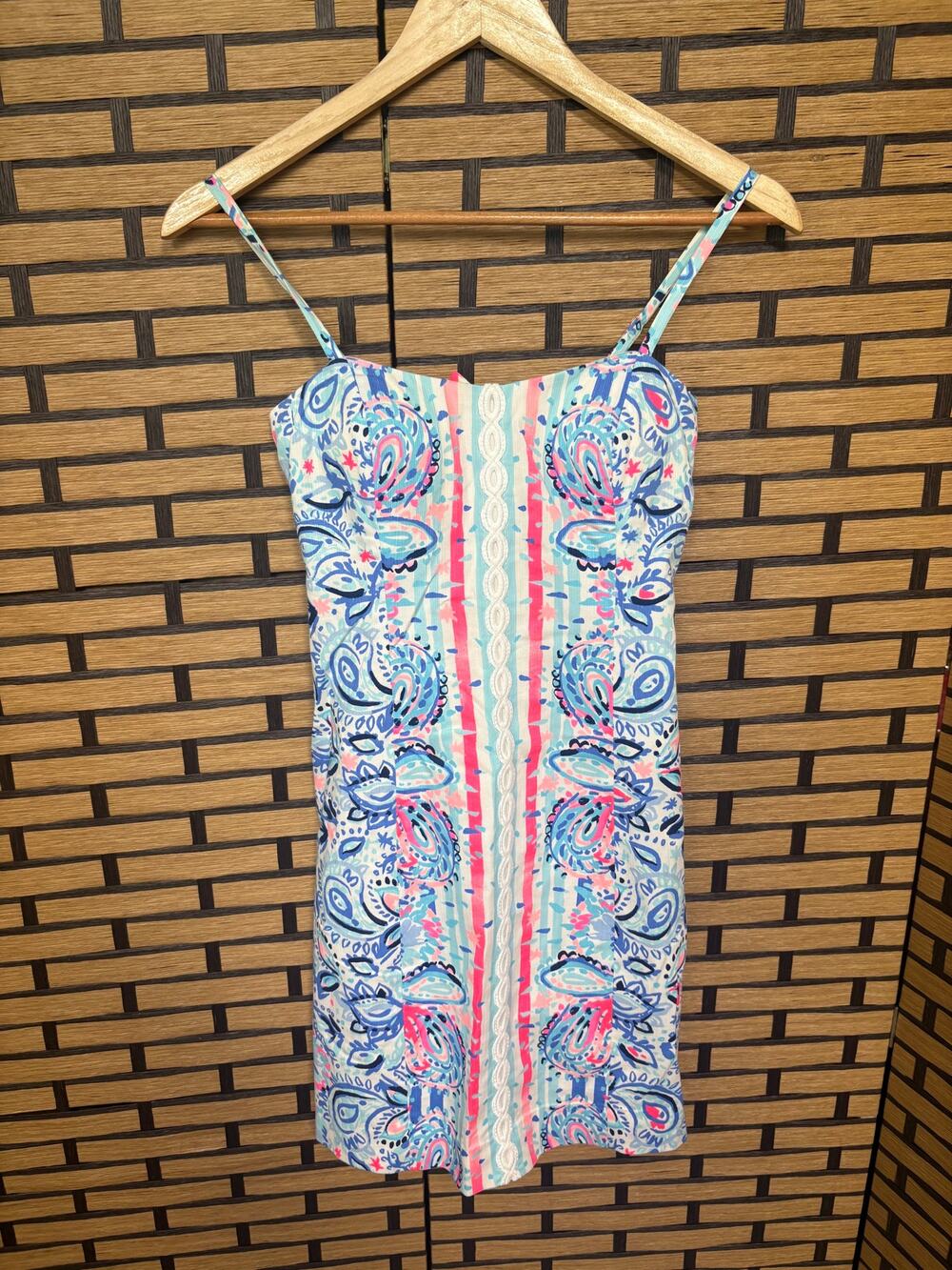 Lilly Pulitzer Shelli Blue And Pink‎ Dress Size 00